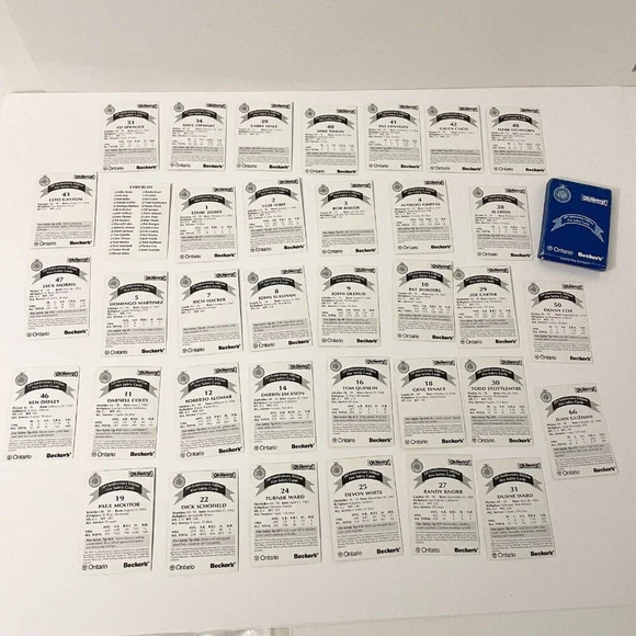 1992 10th Anniversary  Edition Toronto Blue Jays Fire Safety Cards - Picture 2 of 16